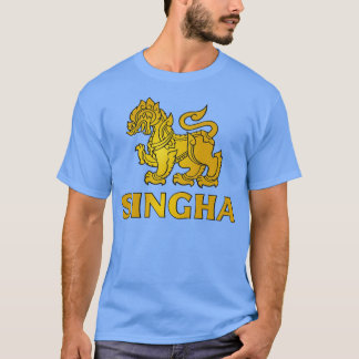 Camiseta beba agua salve la cerveza y no olvide singha