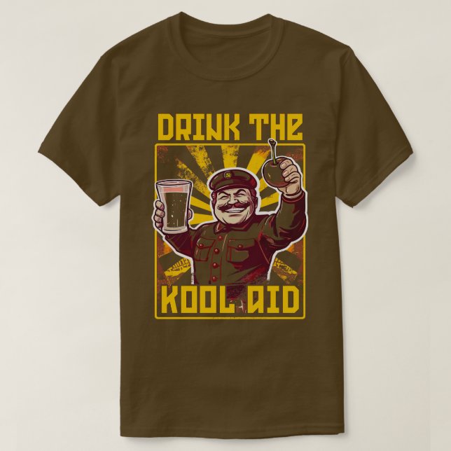 Camiseta Beba el Meme Comunista Retro de KoolAid (Diseño del anverso)