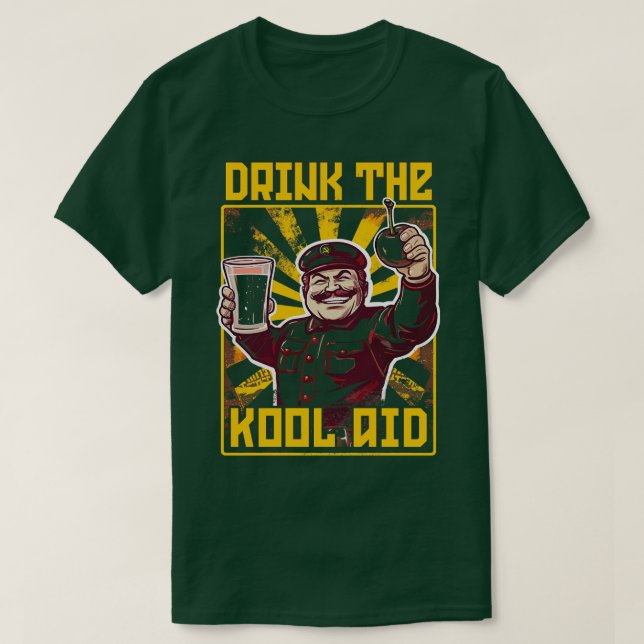 Camiseta Beba el Meme Comunista Retro de KoolAid (Diseño del anverso)