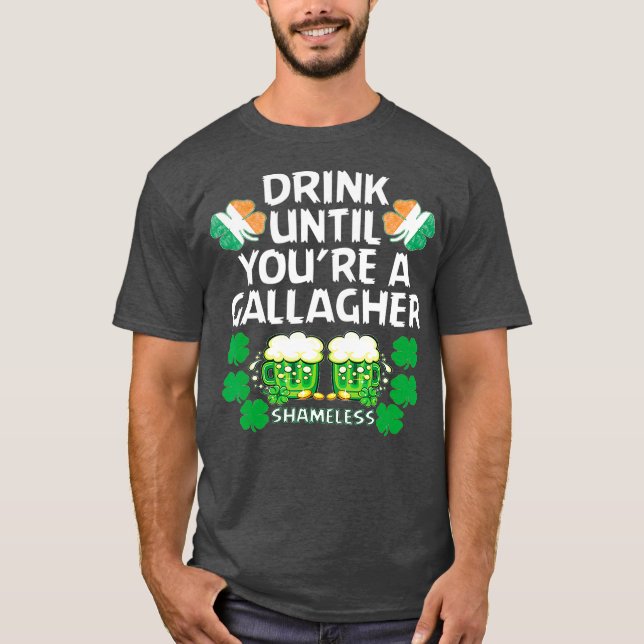 Camiseta Beba Hasta Que Sea Gallagher Shameless St (Anverso)