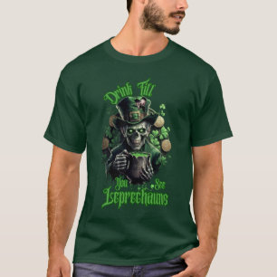 Camiseta Beba Hasta que veas Leprechauns Celebrando St Padd