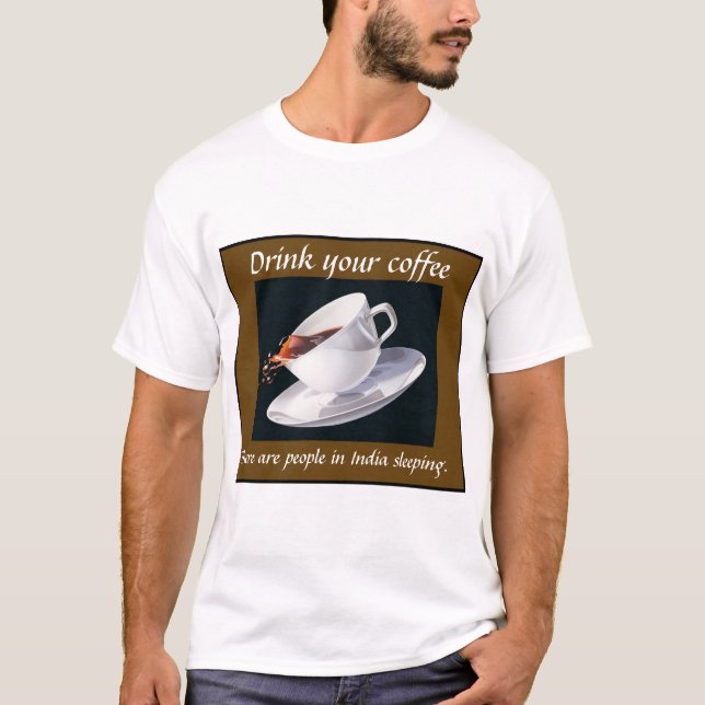 Camiseta Beba su café (Anverso)