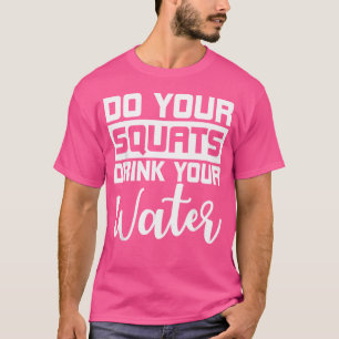 Camiseta Beba tus cupos de agua Barbell Gym Persona