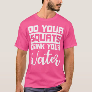 Camiseta Beba tus cupos de agua Barbell Gym Persona