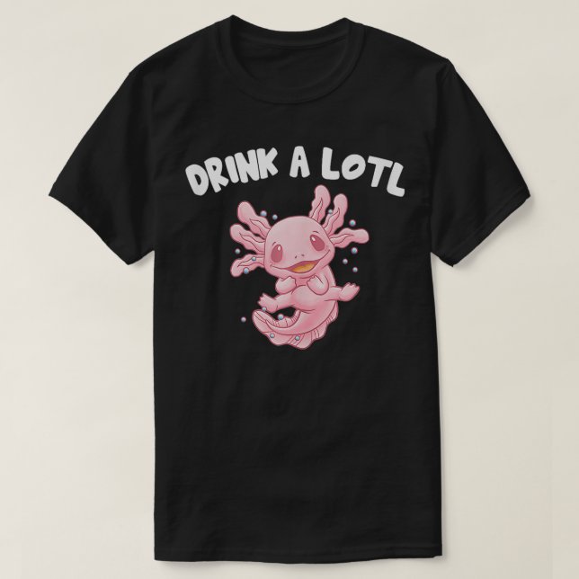 Camiseta Beba Un Humor Axolotl Muy Gracioso Amphib Salamand (Diseño del anverso)
