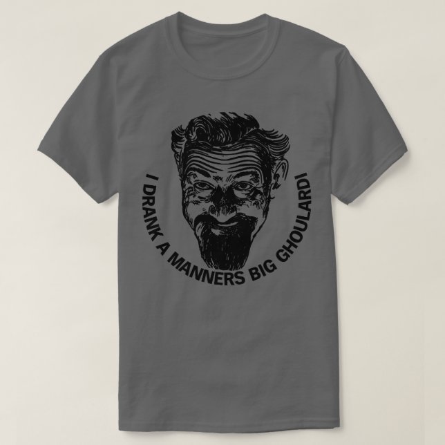 Camiseta Beba una manera de hacer grandes Ghoulardi (Diseño del anverso)