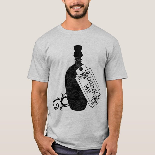Camiseta Bébame botella (Anverso)