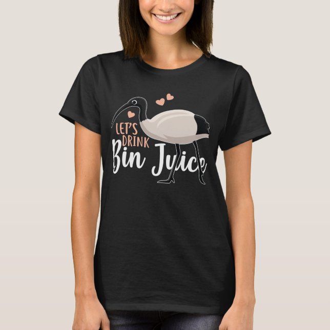 Camiseta Bebamos el pollo de Bin Juice (Anverso)