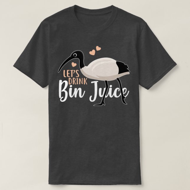 Camiseta Bebamos jugo Bin Pollo (Diseño del anverso)