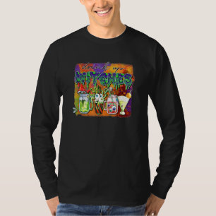 Camiseta Beban Brujas Vino Fiesta Halloween Bebida