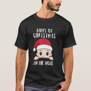 Camiseta Bebé 1 Navidades En La Mamá Interior Para Ser Cris
