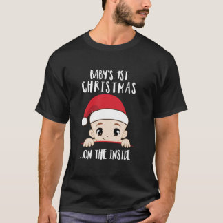 Camiseta Bebé 1 Navidades En La Mamá Interior Para Ser Cris