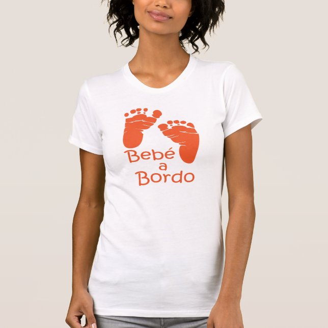 Camiseta Bebé a Bordo (Anverso)
