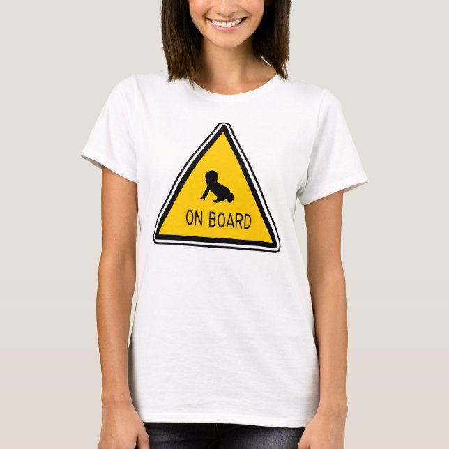 Camiseta Bebé a bordo (Anverso)