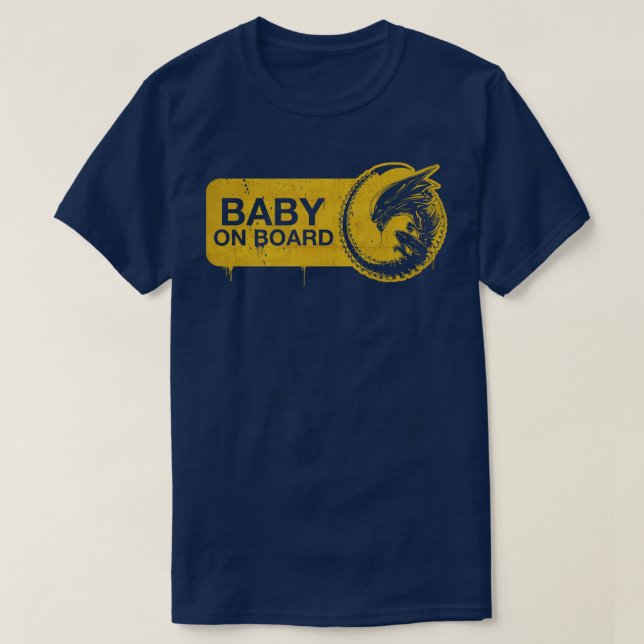 Camiseta Bebé a bordo (Diseño del anverso)