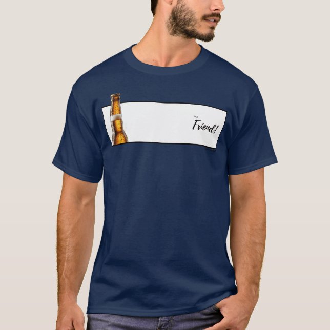 Camiseta Bebe a nuestro amigo (Anverso)