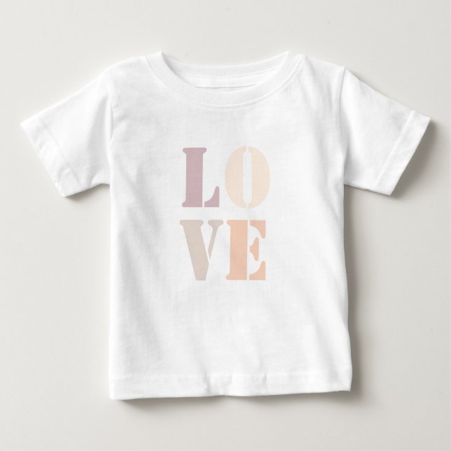 Camiseta bebé adorable "Love" - Camiseta Cuta (Anverso)