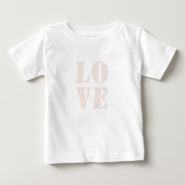 Camiseta bebé adorable "Love" - Camiseta Cuta (Anverso)