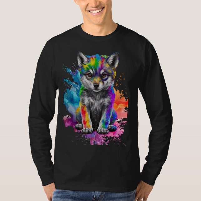 Camiseta Bebé adorable Lycan Wolf T-Shirt (Anverso)