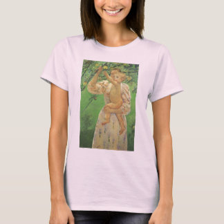 Camiseta Bebé alcanzando una manzana de Mary Cassatt