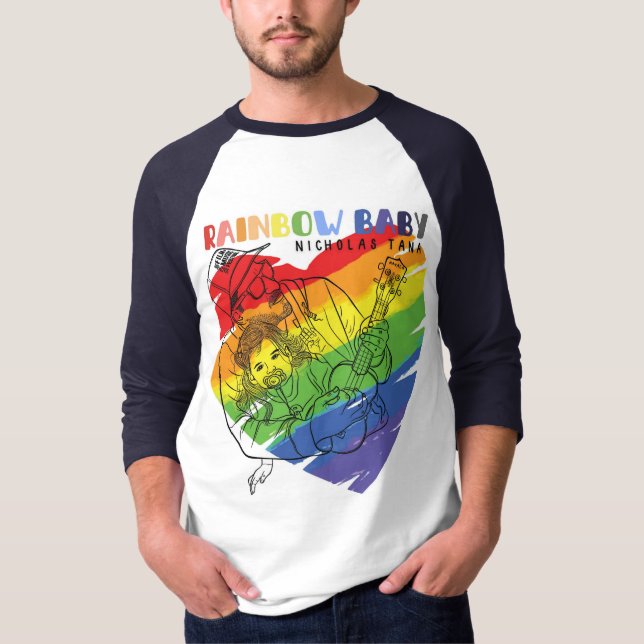 Camiseta Bebé Arcoíris (Anverso)