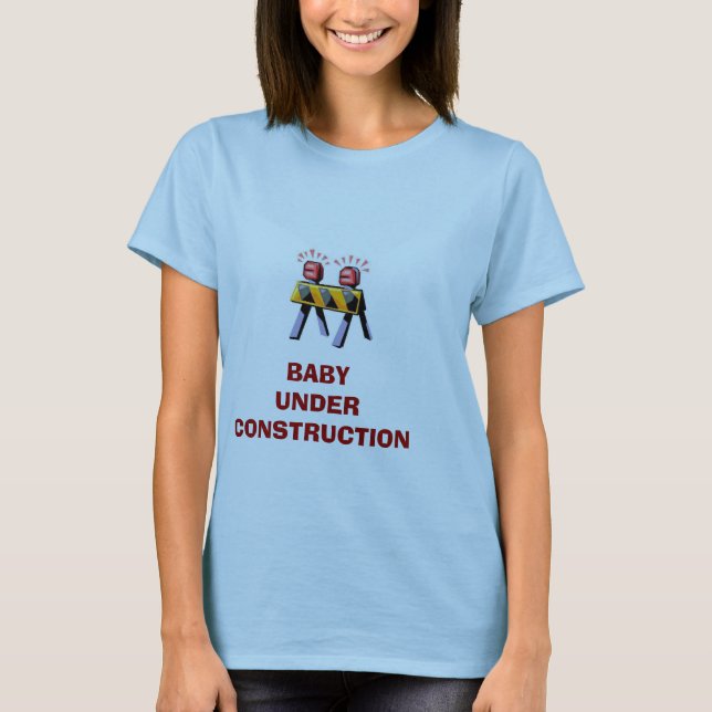 CAMISETA BEBÉ BAJO CONSTRUCCIÓN (Anverso)