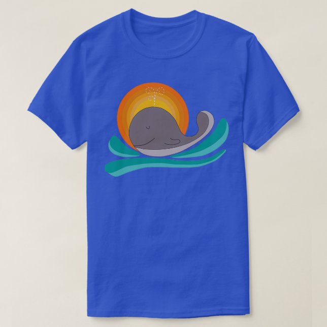 Camiseta Bebé ballena 1 (Diseño del anverso)