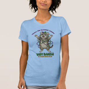 Camiseta Bebé Banzai Kat Tírame Algo Mardi Gras