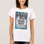 Camiseta Bebe Beer - Funny Vintage Ad<br><div class="desc">Un caprichoso y falso anuncio de un periódico victoriano para "Aprender a beber cerveza".</div>