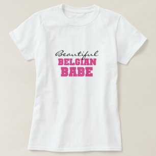 Camiseta Bebé belga hermoso