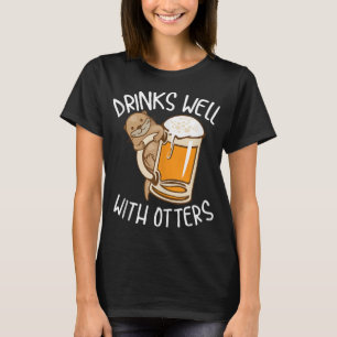 Camiseta Bebe bien con otros animales Guay Beer Universidad