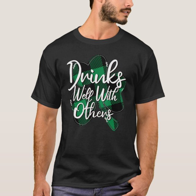 Camiseta Bebe Bien Con Otros De Bebida Squad Funny St (Anverso)