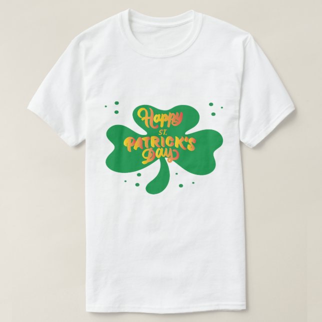 Camiseta Bebe bien con otros ST. Divertido del día de Patri (Diseño del anverso)