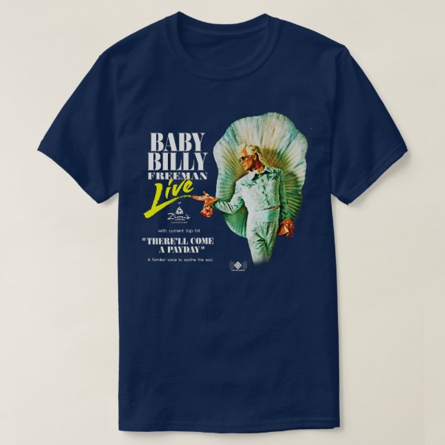Camiseta Bebé Billy Live Therell Come Un Estuche De Teléfon (Diseño del anverso)