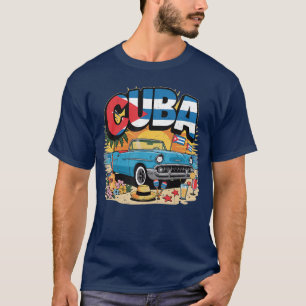 Camiseta Bebé Blanco Cubano La Cubanita Bandera De Cuba His