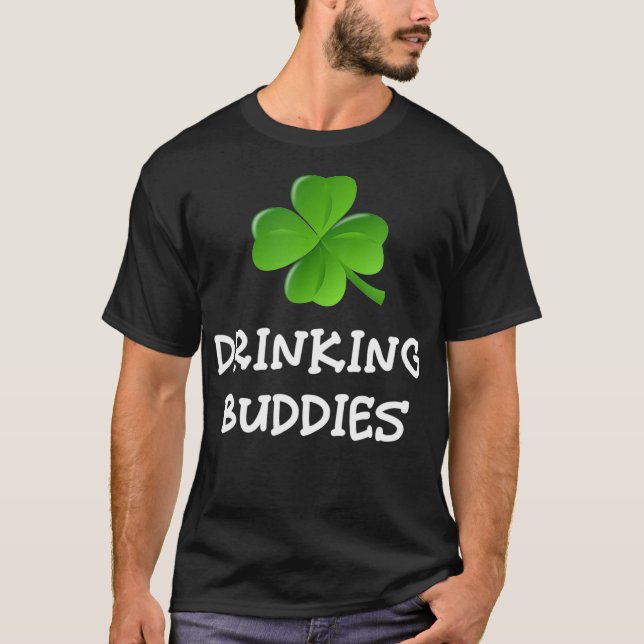 Camiseta Bebe Buddies St Patricks Day Beer Funny Gift (Anverso)