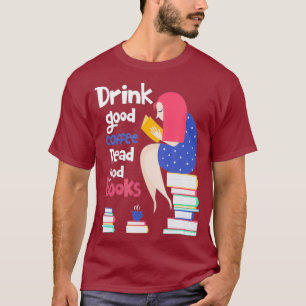 Camiseta Bebe buen café lee buenos libros Coffee Love