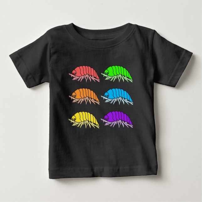 Camiseta bebé - Bugs de píldoras arcoiris (vívido) (Anverso)