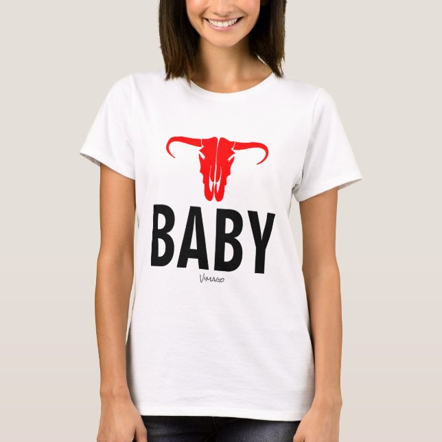 Camiseta Bebé Bull por VIMAGO (Anverso)