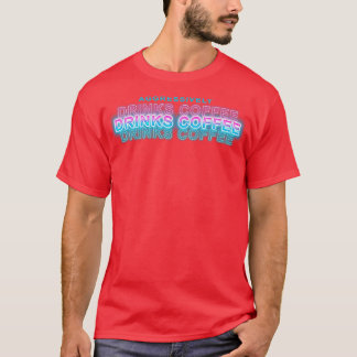 Camiseta Bebe café agresivamente 1