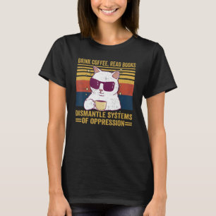 Camiseta Bebe Café Lee Libros Desmonta Sistemas De Oppre