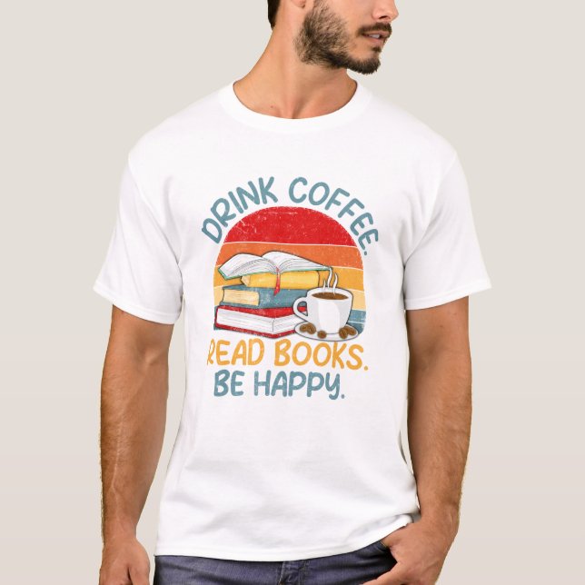 Camiseta Bebe Café Leer Libros Ser (Anverso)