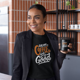 Camiseta Bebe café y hace bien a los amantes del café