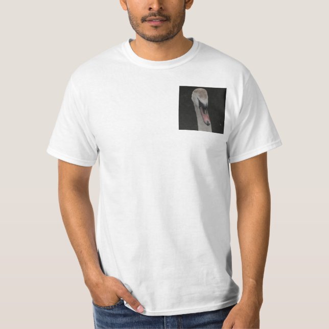 Camiseta Bebé Cara de cisne (Anverso)