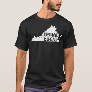 Camiseta Bebe cerveza de Virginia Craft local VA Brewers &