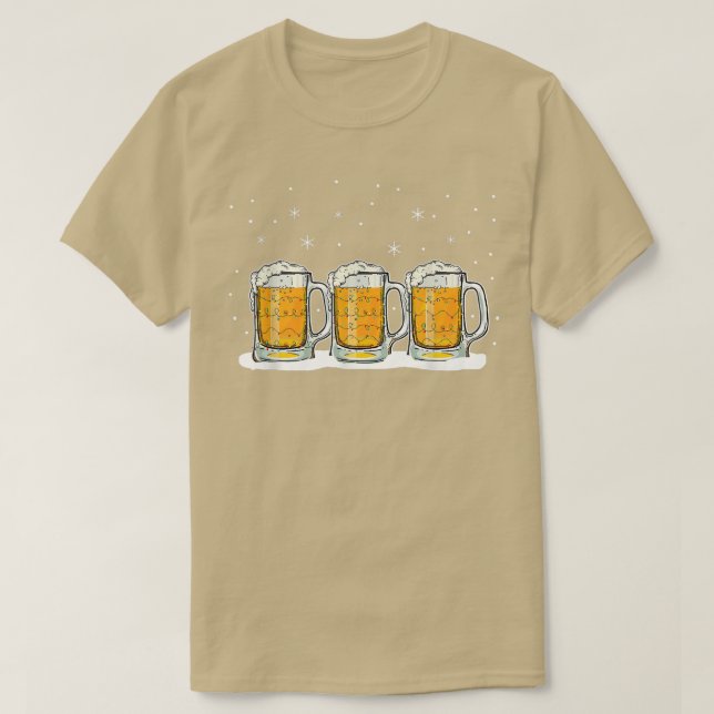 Camiseta Bebe cerveza fría Lover Jolly Holiday Season Funny (Diseño del anverso)