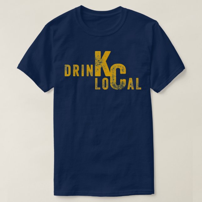 Camiseta Bebe cerveza KC local Kansas City Missouri (Diseño del anverso)