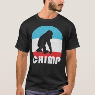 Camiseta Bebé Chimpanzee Chimp Vintage Retro Silhouette Gif