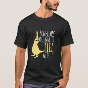 Camiseta Bebé Cockatiel Amarillo Vestido De Tiel Con Ella! 