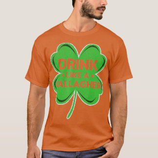 Camiseta Bebe Como Un Gallagher Clover Irish Saint Patricks
